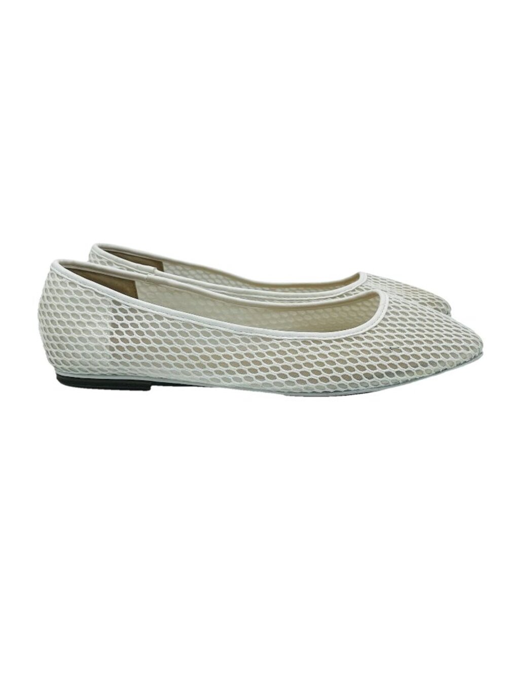 Kelly & Katie Womens Shoe Size 11 White Bryn Loafer Slip On Comfort Ballet Flats